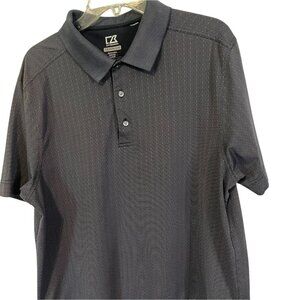 Cutter & Buck Men's Short Sleeve Dry Tech Luxe Golf Polo Size XXL Navy Blue